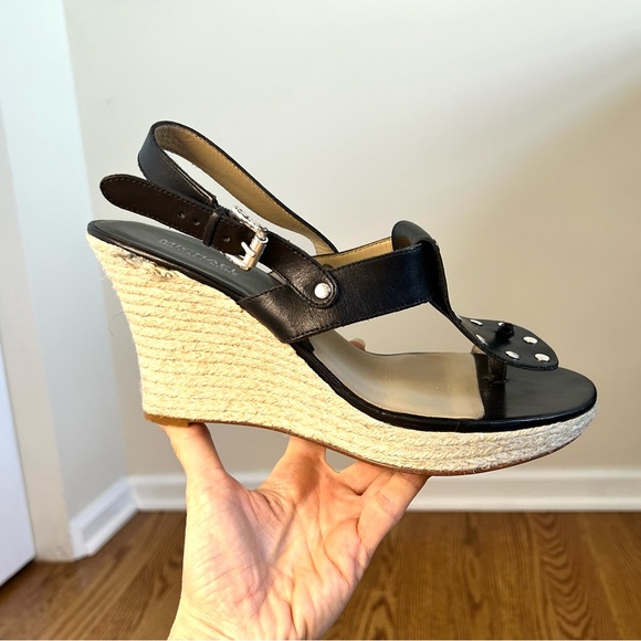 Michael Kors Espadrille Wedge Sandals 10 - Picture 3 of 11
